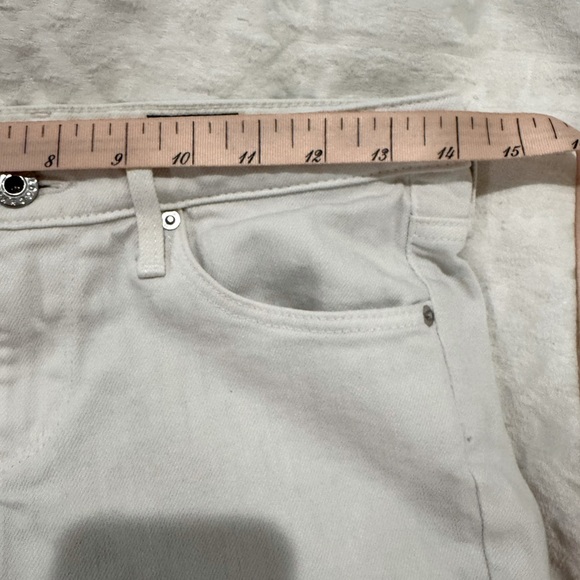 AG Adriano Goldschmied white Straight Leg low rise jeans cotton - Picture 6 of 9